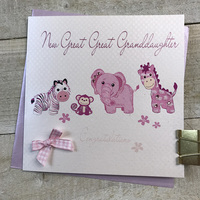 NEW GREAT GREAT GRANDDAUGHTER - PINK TOYS(BD15-GGD)