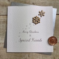 Special Friends - Wooden Glittered Shooting Snowflakes  (XS11-SFS) (X-XS11-SFS)