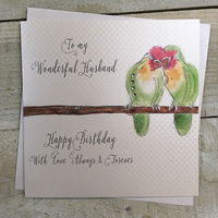 HUSBAND BIRTHDAY LOVEBIRDS (XVN21)