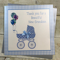 THANK YOU FOR A BEAUTIFUL NEW GRANDSON - PRAM (XVN123)