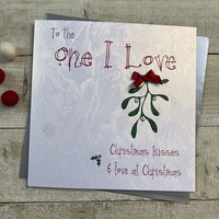 To the One I Love Mistletoe Large Card (XFP4)