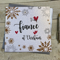 Fiance (male) Large Christmas Card (XF2-FM)