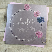 Sister Birthday Card - Fairy Lights (VN160)