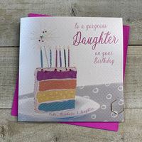 Daughter Rainbow Cake Card (VN151-D)