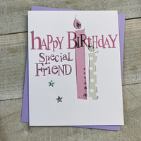 Special Friend Birthday Candles Card (IT208)