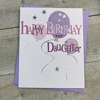 Daughter Birthday Balloons Card (IT206)