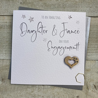 Engagement Daughter & Fiancé - HEART & STARS (S130)