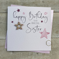 Happy Birthday Sister - STARS (S136)