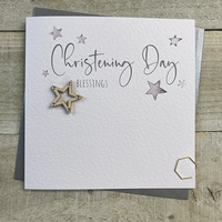Christening day - Silver STARS (S150)