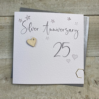 25th Silver Wedding  Anniversary - STARS (SA25)