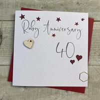 40th Ruby Wedding Anniversary - STARS (SA40)