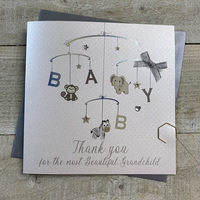 Thank You for New Grandchild  - MOBILE Silver Toys (B282-TY)