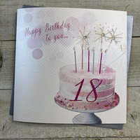 18TH BIRTHDAY - SPARKLER CAKE (XVN142-18)