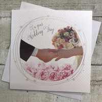 WEDDING DAY HANDS IN A CIRCLE (B227)
