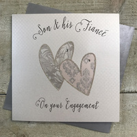 SON & HIS FIANCE (MALE) SAME SEX ENGAGEMENT CARD (PD303)