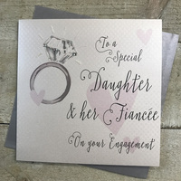 DAUGHTER & HER FIANCEE (FEMALE) ENGAGEMENT CARD (VN10-FEE)