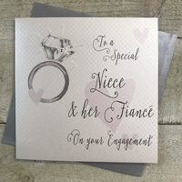 NIECE & HER FIANCE ENGAGEMENT CARD (VN10-NIE)