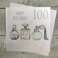 100th Birthday Card, Perfume Bottles  (EP100)