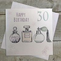 30th Birthday Card, Perfume Bottles  (EP30) (XEP30)