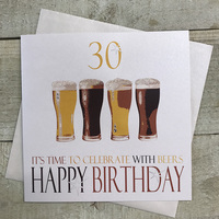 30 It's Time to Celebrate with Beers Happy Birthday (NBA30)
