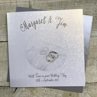 PERSONALISED RING PILLOW CARD (P20-72)