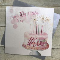 LARGE WIFE AGE 30 - SPARKLER CAKE (XVN150-W30)