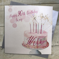 LARGE WIFE AGE 90 - SPARKLER CAKE (XVN150-W90)