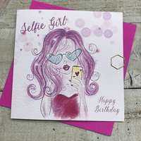 SELFIE GIRL BIRTHDAY CARD (R103)