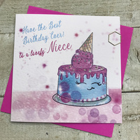 NIECE ICE CREAM CAKE CARD (R113)
