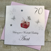 70th Auntie, Red present (Bdp70-aunt)