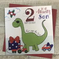 Son 2nd Birthday, Dinosaur, Dino, Toys (G84-2S)