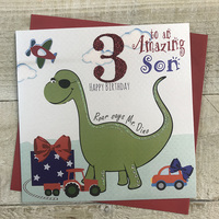 Son 3rd Birthday, Dinosaur, Dino, Toys (G84-3S)