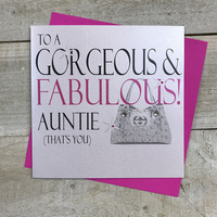 To A Gorgeous & Fabulous Auntie (That's You) (N18-A)