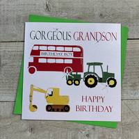 Grandson, Bus, Tractor, Digger (N84) (XN84)