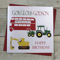 Godson, Bus, Tractor, Digger (N84-gods)