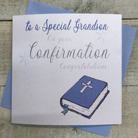 Grandson, Confirmation, Blue Bible (N90-GS)