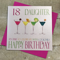 18th Daughter It's Time to Celebrate with Cocktails (Nca18-d)