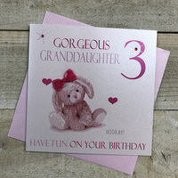Granddaughter, Pink Bunny  Age 3 (Ngd3)