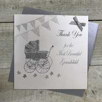 Thank You For The Most Beautiful Grandchild, Silver Pram (PD70)