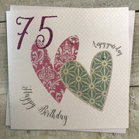 75th, Patterned Hearts (SSH75)