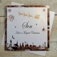 Son Have a Magical Christmas -  Flying Reindeer (C1-S)