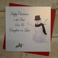 To The Best Son & Daughter-in-Law - Snowman (EX501) (XEX501)