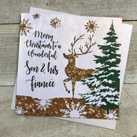 Son & his Fiancée - Christmas Reindeer & Tree (F3-SFI)