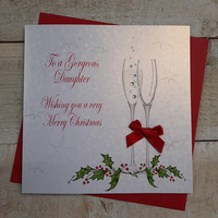 To a Gorgeous Daughter - Christmas Flutes (X69)