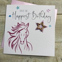 HORSE - HAPPIEST BDAY CARD (S216)