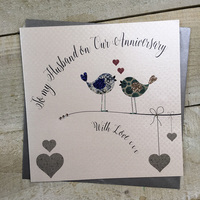 HUSBAND ANNIVERSARY LOVE BIRDS (SS60) & (XSS60)