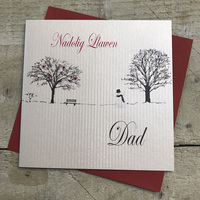 Nagolig Llawen Dad snowman and trees (WEX44-D)
