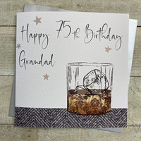 GRANDAD AGE 75 - WHISKEY CARD (XS189-GD75)