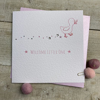 LITTLE DUCK - WELCOME LITTLE ONE PINK (S232)