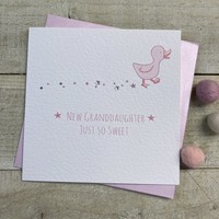 LITTLE DUCK - NEW GRANDDAUGHTER CARD (S232-GD)